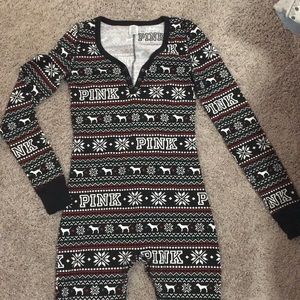 Victoria secret pink onesie